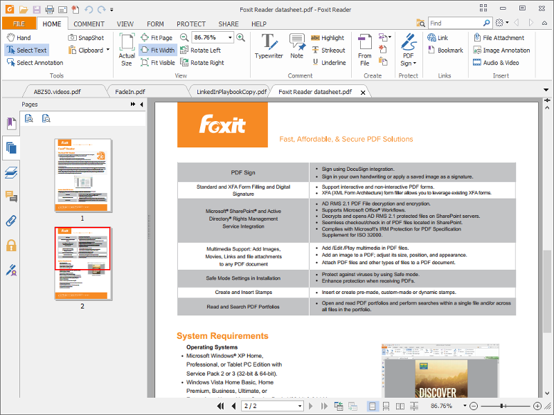 3. foxit reader for mac